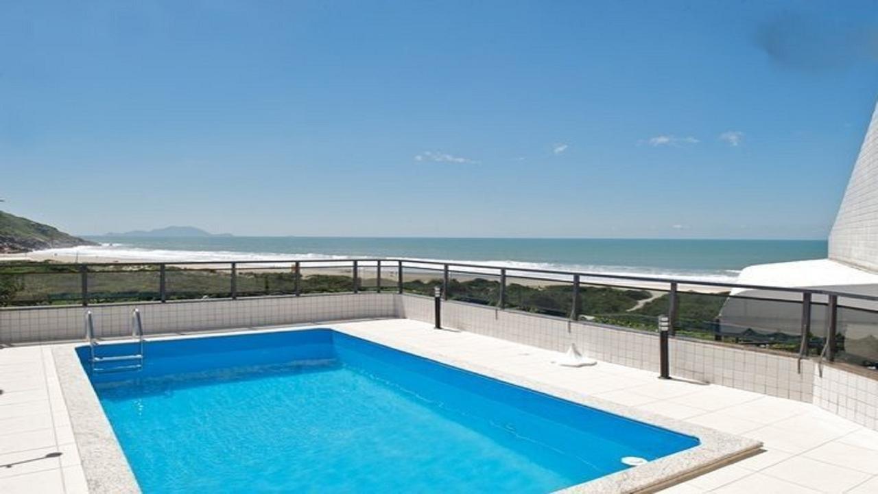 Apartament Linda Cobertura Frente Mar Com Piscina Privativa E Pe Na Areia! Florianópolis Zewnętrze zdjęcie