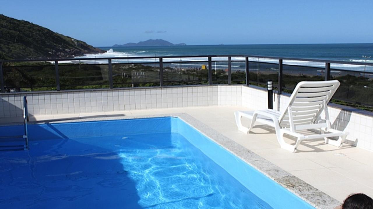 Apartament Linda Cobertura Frente Mar Com Piscina Privativa E Pe Na Areia! Florianópolis Zewnętrze zdjęcie